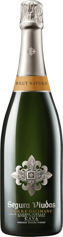 22,95 € 送料無料 | 白スパークリングワイン Segura Viudas Torre Galimany ブルットの自然 グランド・リザーブ D.O. Cava