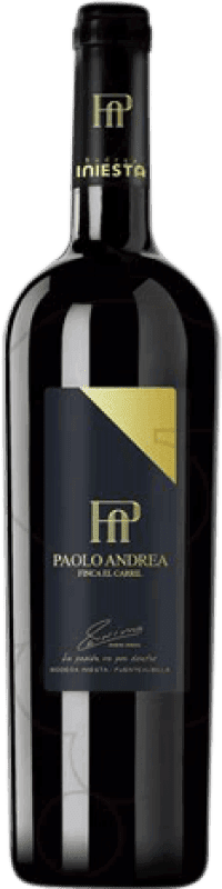 16,95 € | Red wine Iniesta Finca el Carril Paolo Andrea Crianza D.O. Manchuela Castilla la Mancha y Madrid Spain Bobal Bottle 75 cl