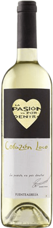 免费送货 | 白葡萄酒 Iniesta Corazón Loco 年轻的 I.G.P. Vino de la Tierra de Castilla Castilla la Mancha y Madrid 西班牙 Verdejo — 维德霍, Sauvignon — 苏维浓 75 cl