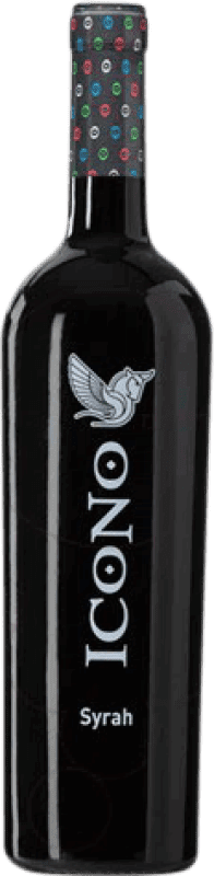 Free Shipping | Red wine Vinos de la Viña Icono Aged D.O. Valencia Levante Spain Syrah 75 cl