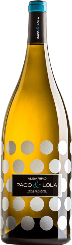 送料無料 | 白ワイン Paco & Lola 若い D.O. Rías Baixas ガリシア スペイン Albariño ボトル Jéroboam-ダブルマグナム 3 L