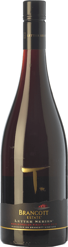 14,95 € | Red wine Brancott Estate Letter Series T Aged New Zealand Pinot Black 75 cl