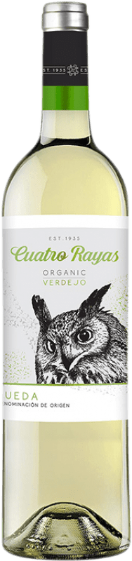 42,95 € | 白酒 Cuatro Rayas 年轻的 D.O. Rueda 卡斯蒂利亚莱昂 西班牙 Verdejo 75 cl