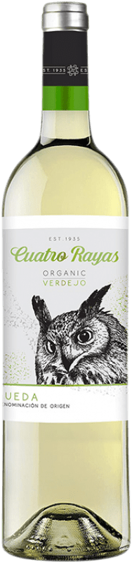 10,95 € | White Wine Cuatro Rayas Young D.O. Rueda Castilla y León Spain Verdejo Organic — Eco 75 cl