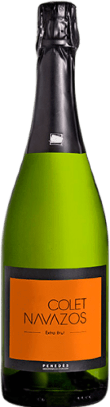 34,95 € Envoi gratuit | Vin Mousseux Blanc Colet Navazos Etiqueta Naranja Extra Brut Grande Réserve D.O. Penedès