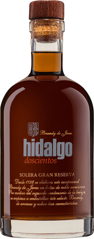 36,95 € Free Shipping | Brandy La Gitana Hidalgo 200 Solera Gran Reserva Spain Bottle 70 cl
