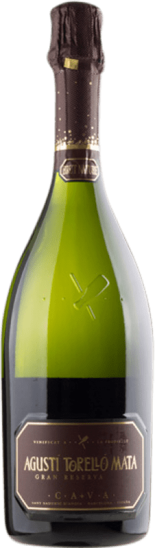 Free Shipping | White sparkling Agustí Torelló Brut Nature Grand Reserve D.O. Cava Catalonia Spain Macabeo, Xarel·lo, Parellada 75 cl