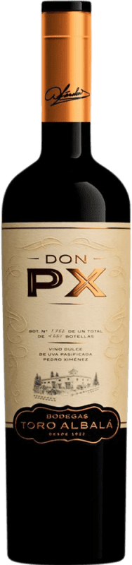 43,95 € | Vinho fortificado Toro Albalá Don P.X Grande Reserva D.O. Montilla-Moriles Andalucía y Extremadura Espanha Pedro Ximénez 75 cl