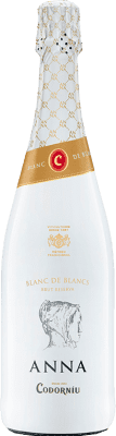 9,95 € | Espumoso blanco Codorníu Anna Blanc de Blancs Brut Reserva D.O. Cava Cataluña España Macabeo, Xarel·lo, Chardonnay, Parellada Media Botella 37 cl