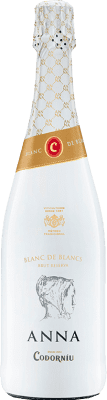 9,95 € | Белое игристое Codorníu Anna Blanc de Blancs брют Резерв D.O. Cava Каталония Испания Macabeo, Xarel·lo, Chardonnay, Parellada Половина бутылки 37 cl