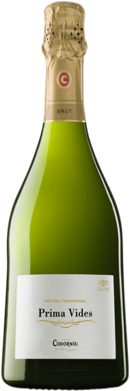 免费送货 | 白起泡酒 Codorníu Blanc de Blancs Prima Vides 香槟 预订 D.O. Cava 加泰罗尼亚 西班牙 75 cl