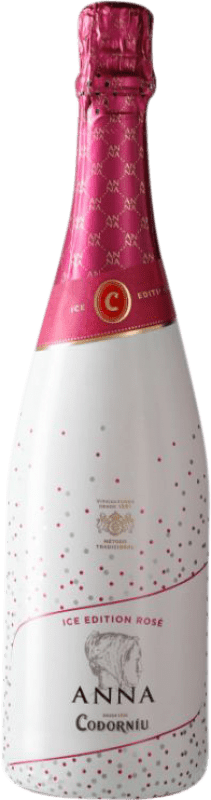 Envio grátis | Espumante rosé Codorníu Anna Ice Edition Rosé Semi-seco Semi-doce D.O. Cava Catalunha Espanha Pinot Preto, Chardonnay 75 cl