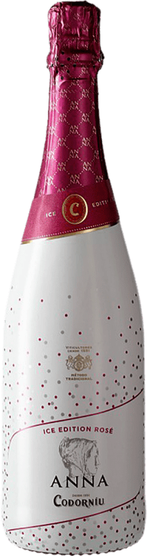 Envio grátis | Espumante rosé Codorníu Anna Ice Edition Rosé Semi-seco Semi-doce D.O. Cava Catalunha Espanha Pinot Preto, Chardonnay 75 cl