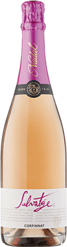 36,95 € Envio grátis | Espumante rosé Nadal Salvatge Rosé Brut Reserva Corpinnat