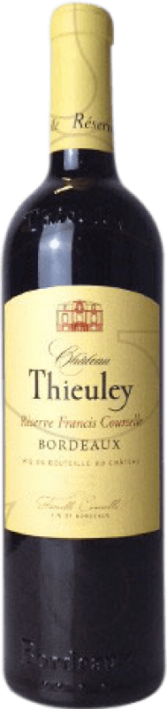 Free Shipping | Red wine Château Thieuley Francis Courselle Reserve A.O.C. Bordeaux France Merlot, Cabernet Sauvignon, Cabernet Franc 75 cl