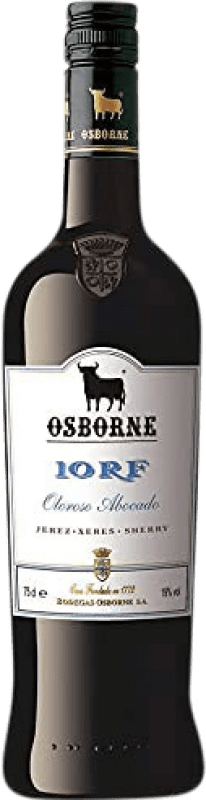 12,95 € | 强化酒 Osborne 10RF Premium Oloroso D.O. Jerez-Xérès-Sherry Andalucía y Extremadura 西班牙 Palomino Fino, Pedro Ximénez 10 岁 75 cl