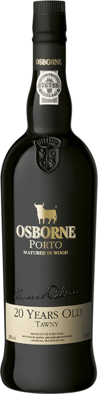 Kostenloser Versand | Verstärkter Wein Osborne I.G. Porto Porto Portugal Tempranillo, Touriga Franca, Touriga Nacional, Tinta Amarela, Tinta Cão, Tinta Barroca 20 Jahre 75 cl