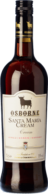 Бесплатная доставка | Крепленое вино Osborne Santa María Cream D.O. Jerez-Xérès-Sherry Andalucía y Extremadura Испания 75 cl