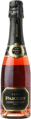 送料無料 | ロゼスパークリングワイン Parxet Rosat Cuvée Dessert 甘い D.O. Cava カタロニア スペイン Pinot Black ハーフボトル 37 cl