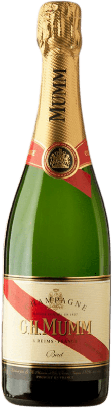 Envío gratis | Espumoso Blanco G.H. Mumm Cordon Brut Rouge — Rojo Gran Reserva A.O.C. Champagne Francia Pinot Negro, Chardonnay, Pinot Meunier 75 cl
