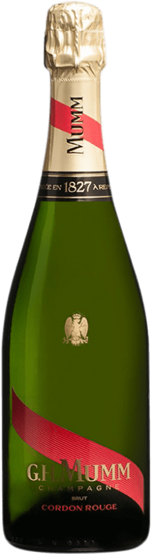 Kostenloser Versand | Weißer Sekt G.H. Mumm Cordon Rouge Usain Bolt Edition Brut Große Reserve A.O.C. Champagne Frankreich Spätburgunder, Chardonnay, Pinot Meunier 75 cl