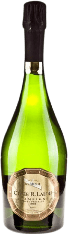 Envoi gratuit | Blanc mousseux G.H. Mumm Cuvée R. Lalou Brut Grande Réserve A.O.C. Champagne France Pinot Noir, Chardonnay 75 cl