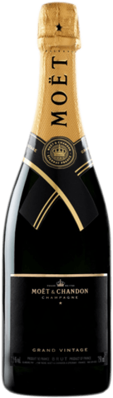 67,95 € | Белое игристое Moët & Chandon Grand Vintage брют Гранд Резерв A.O.C. Champagne Франция Pinot Black, Chardonnay, Pinot Meunier 75 cl