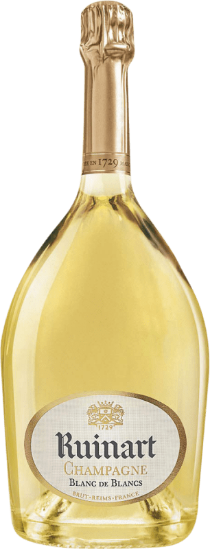 Envio grátis | Espumante branco Ruinart Blanc de Blancs Brut Grande Reserva A.O.C. Champagne Champagne França Chardonnay Garrafa Magnum 1,5 L