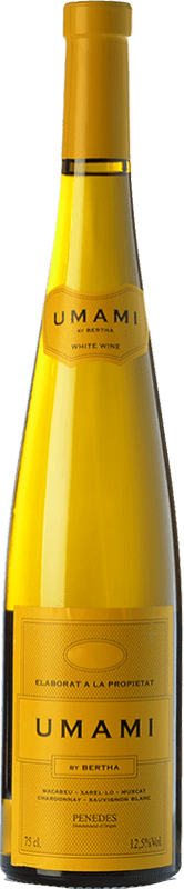 Envoi gratuit | Vin blanc Bertha Umami Jeune D.O. Penedès Catalogne Espagne Macabeo, Xarel·lo, Chardonnay, Sauvignon Blanc 75 cl