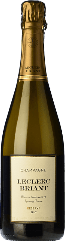 Envoi gratuit | Blanc mousseux Leclerc Briant Brut Réserve A.O.C. Champagne Champagne France Pinot Noir, Chardonnay, Pinot Meunier 75 cl