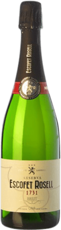 送料無料 | 白スパークリングワイン Escofet Rosell Brut 予約 D.O. Cava カタロニア スペイン Macabeo, Xarel·lo, Parellada 75 cl