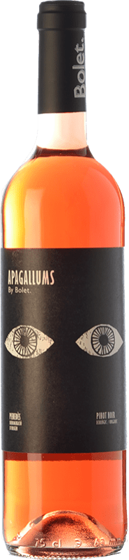 免费送货 | 玫瑰酒 Bolet Apagallums Ecológico 年轻的 D.O. Penedès 加泰罗尼亚 西班牙 Pinot Black 75 cl