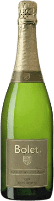 10,95 € Envoi gratuit | Vin Mousseux Blanc Bolet Brut Nature Grande Réserve D.O. Cava Eco — Biologique