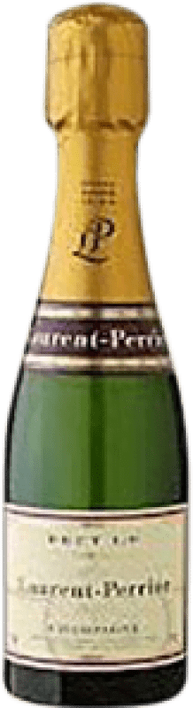 Free Shipping | White sparkling Laurent Perrier Brut Grand Reserve A.O.C. Champagne France Pinot Black, Chardonnay, Pinot Meunier Small Bottle 20 cl