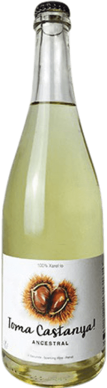 Envio grátis | Espumante branco Vinyes Singulars Toma Castanya Tradicional Brut Jovem Catalunha Espanha Xarel·lo 75 cl