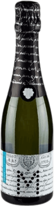 Envoi gratuit | Blanc mousseux Mestres Coquet Brut Nature Grande Réserve D.O. Cava Catalogne Espagne Macabeo, Xarel·lo, Parellada Demi- Bouteille 37 cl