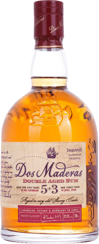 Бесплатная доставка | Ром Williams & Humbert Dos Maderas Añejo 5+3 Испания 70 cl