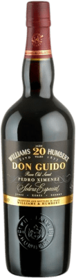 Free Shipping | Fortified wine Williams & Humbert P.X. Don Guido D.O. Jerez-Xérès-Sherry Andalucía y Extremadura Spain Pedro Ximénez 20 Years Medium Bottle 50 cl