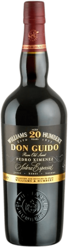 Envío gratis | Vino generoso Williams & Humbert P.X. Don Guido D.O. Jerez-Xérès-Sherry Andalucía y Extremadura España Pedro Ximénez 20 Años Botella Medium 50 cl