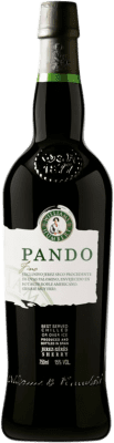 Бесплатная доставка | Крепленое вино Williams & Humbert Pando Fino D.O. Jerez-Xérès-Sherry Andalucía y Extremadura Испания Palomino Fino 75 cl