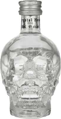 11,95 € Envío gratis | Vodka Brockmans Crystal Head Botellín Miniatura 5 cl