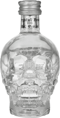 Kostenloser Versand | Wodka Brockmans Crystal Head Calavera — Schädel Kanada Miniaturflasche 5 cl