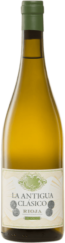 19,95 € | 白酒 Vinos del Atlántico La Antigua Clásico D.O.Ca. Rioja 拉里奥哈 西班牙 Viura, Grenache White, Tempranillo White 75 cl