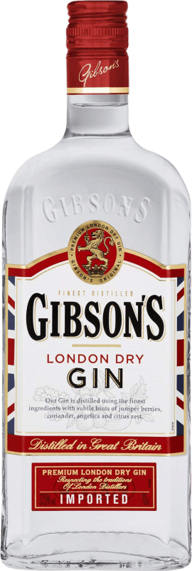 10,95 € | Gin Bardinet Gibson's Gin Royaume-Uni 70 cl