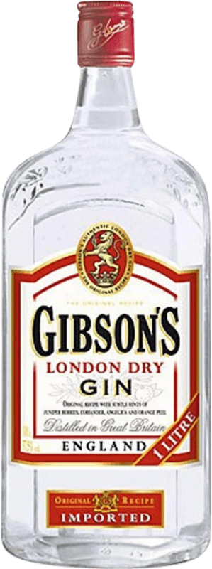 13,95 € | Gin Bardinet Gibson's Gin Reino Unido 1 L
