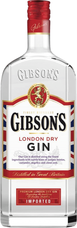 14,95 € | 金酒 Bardinet Gibson's Gin 英国 1 L