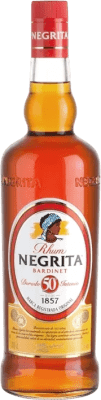 Rum Bardinet Negrita 50º Dorado — Goldfarben Añejo — Gereift 1 L Intenso — Intensiv