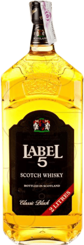 34,95 € | 威士忌混合 Bardinet Label 英国 5 岁 特别的瓶子 2 L