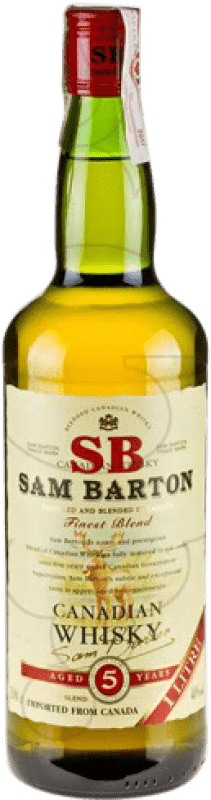 送料無料 | ウイスキーブレンド Bardinet Sam Barton カナダ 1 L