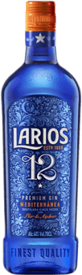 Genever Gin Larios 12 Botánicos Premium, Mediterranean — Mediterrane Spezialflasche 3 L Flor de Azahar — Orangenblüte
